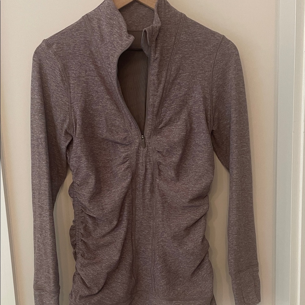 lululemon athletica Long Sleeve Top in Heathered Purple